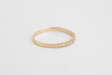 Cannes is a fine pavé ring made with 18k yellow gold and natural diamonds.  With this timeless natural diamond pavé arc ring, add that sparkle to your everyday life. And with heirloom quality, this ring was made to build long lasting memories. Looks beautiful both on it's own or layered with your other favourite gold rings.