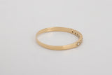 Cannes is a fine pavé ring made with 18k yellow gold and natural diamonds.  With this timeless natural diamond pavé arc ring, add that sparkle to your everyday life. And with heirloom quality, this ring was made to build long lasting memories. Looks beautiful both on it's own or layered with your other favourite gold rings.