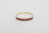 Charlotte is a fine 18k yellow gold and natural ruby ring.  Long considered a stone of kings by many cultures, rubies also have been long associated with power and wealth and not surprisingly, passion. This natural ruby ring will stand the test of time with it's heirloom quality.